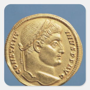 Schrägstrich von Constantine I Quadratischer Aufkleber