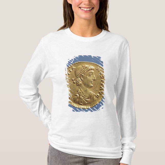 Schrägstrich von Gratian drapierte T-Shirt (Vorderseite)