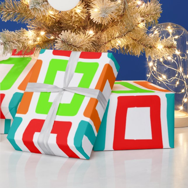 Schrägwinkel Geschenkpapier (Feiertage)