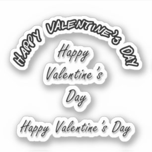 Schrappbuch Frohen Valentinstag Aufkleber