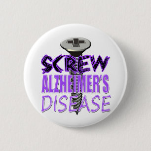 Schrauben-Alzheimerkrankheit Button