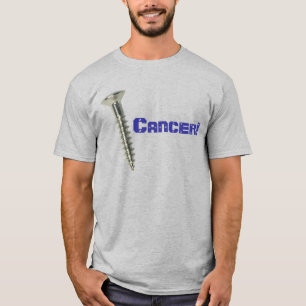 Schrauben-Darmkrebs! (Marine-Buchstaben) T-Shirt