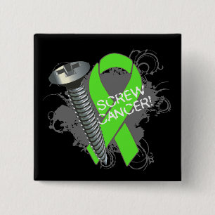 Schrauben-Krebs - Schmutz Non-Hodgkins Lymphom Button
