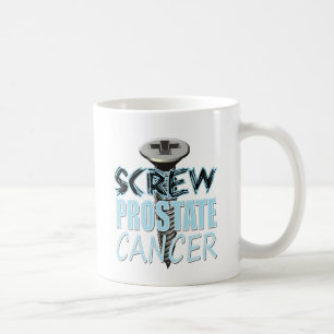 Schrauben-Prostatakrebs Kaffeetasse