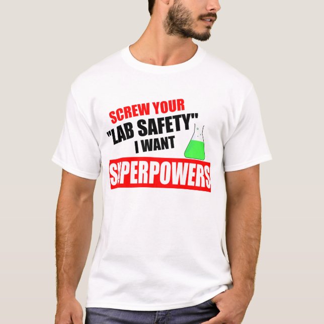 Schrauben Sie Ihre Labrador Sicherheit, ich wollen T-Shirt (Vorderseite)