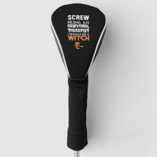 Schraubendreher als Berufstherapeut Hexenmeister Golf Headcover