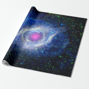 Schraubennebel Ultraviolett Auge Gottes Weltraumfo Geschenkpapier