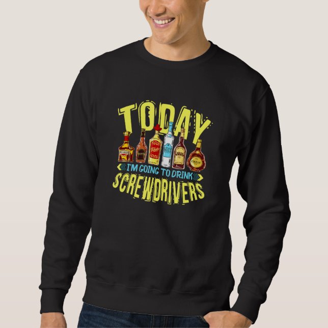 Schraubenzieher Trinkparty Sweatshirt (Vorderseite)