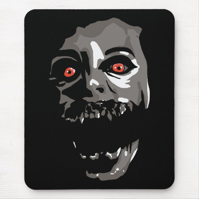 Schrecken-Gesicht Mousepad (Vorne)