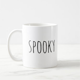 Schrecklich. Halloween und niedliche Typografie Kaffeetasse