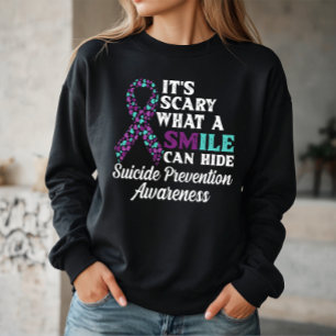 Schrecklich, was ein Lächeln verbergen kann Sweatshirt