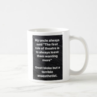 Schreckliche Anaesthetist-Tasse Kaffeetasse