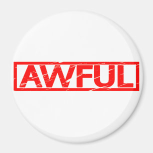 Schreckliche Briefmarke Magnet