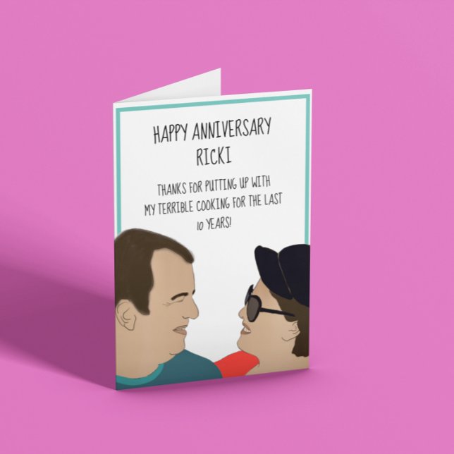 Schreckliche Cooking Funny Anniversary Card Karte (Von Creator hochgeladen)