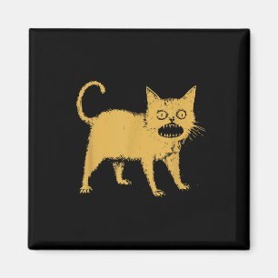 Schreckliche japanische Katze Magnet