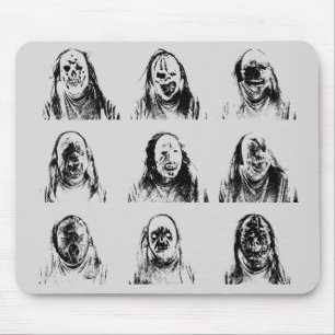 Schreckliche Masken Mousepad