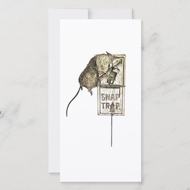 Schreckliche sind sich bewusst feiertagskarte (Vorderseite)