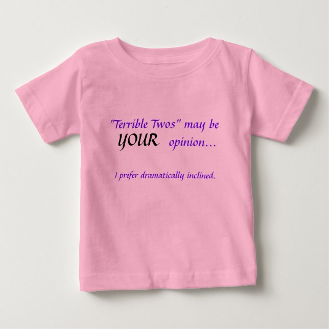 "Schreckliche Zweige" (Mädchen) Baby T-shirt (Vorderseite)