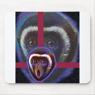 Schrecklicher Affe Mousepad
