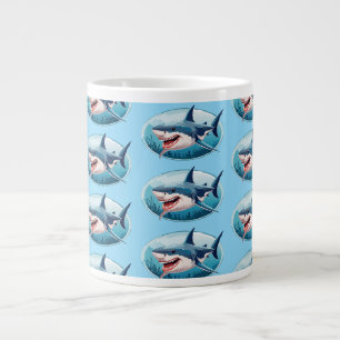 Schrecklicher Hai Jumbo-Tasse