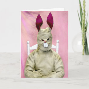 Schrecklicher Osterhase Feiertagskarte
