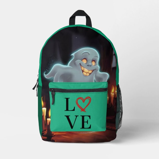 Schrecklicher Rucksack. Bedruckter Rucksack (Vorderseite)