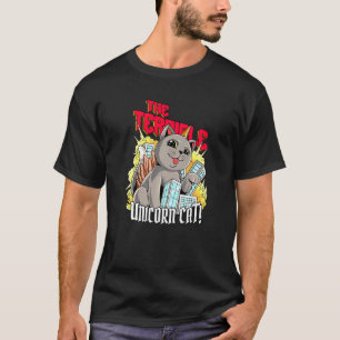 Schreckliches Einhorn Katze Urban Monster Tokyo Ki T-Shirt