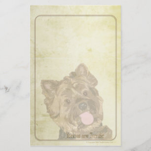 Schreckliches Yorkies Briefpapier