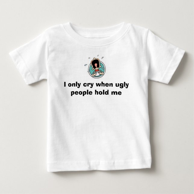 Schrei-Baby Baby T-shirt (Vorderseite)
