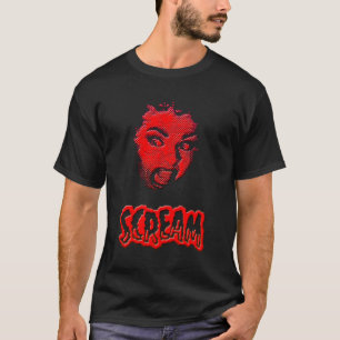 Schrei-Dame T-Shirt