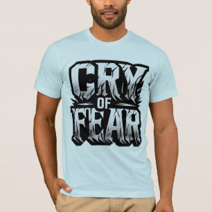 Schrei des Angsttextes T-Shirt