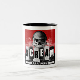 Schrei-Fabrik-Tasse Zweifarbige Tasse
