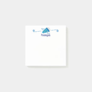 Schrei für Paralegals Post-it Klebezettel