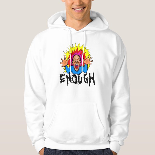 Schrei, GENUG Hoodie (Vorderseite)