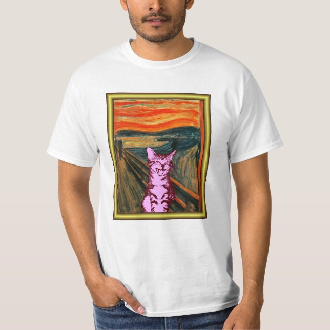 Schrei-Katze! T-Shirt (Vorderseite)