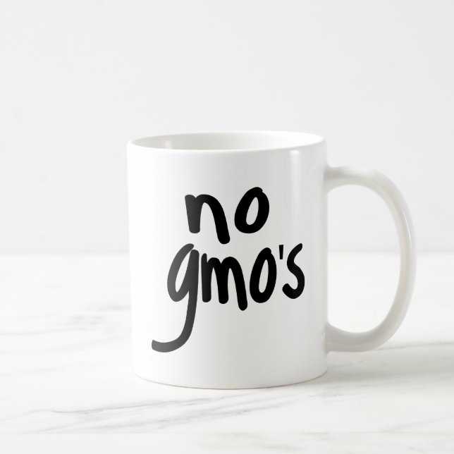 Schrei nicht, dass GVO unser Lebensmittel schützen Kaffeetasse (Rechts)