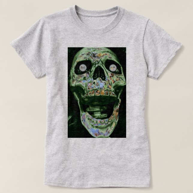 Schrei-SchädelT - Shirt (Design vorne)