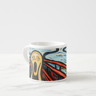 Schrei-Stil Espressotasse