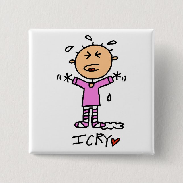Schrei-T-Shirts und Geschenke des Baby-I Button (Vorderseite)
