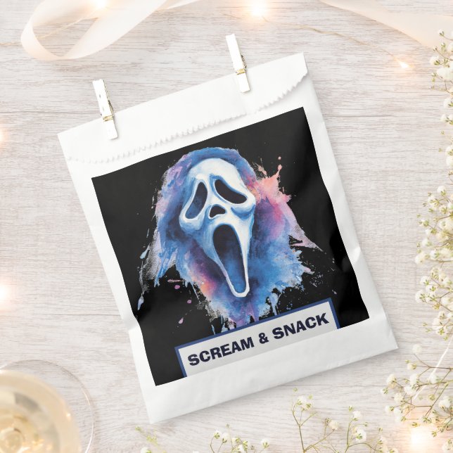 Schrei und Snack | Halloween Candy Favor Bags Geschenktütchen (Ausgeschnitten)