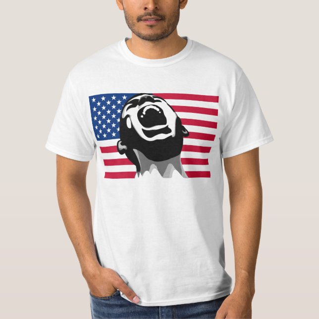 Schrei USA T-Shirt (Vorderseite)