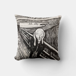 Schrei von Edward Munch Kissen