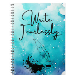 Schreib ein furchtloses Notebook Notizblock