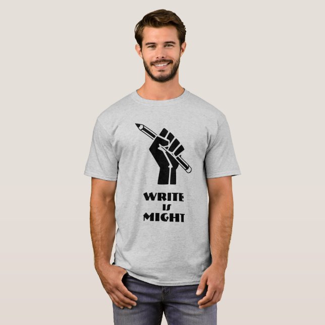 Schreib ist gut T-Shirt (Vorne ganz)