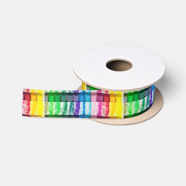 Schreib- und Regenbogenkunst Satinband (Spule)