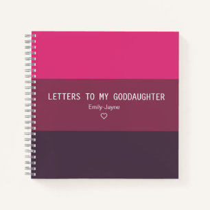 Schreiben an mein Godtochter Keepake Journal Notizbuch