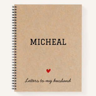 Schreiben an mein Personalisiertes Memory-Journal Notizbuch