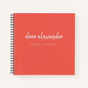 Schreiben an mein Son Keepake Journal Notizbuch