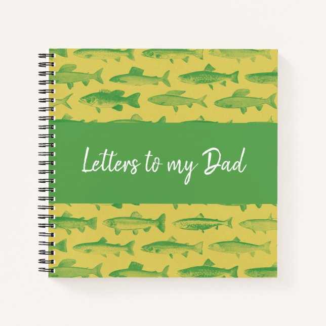 Schreiben an mein Vater Keepake Journal Notizbuch (Vorderseite)