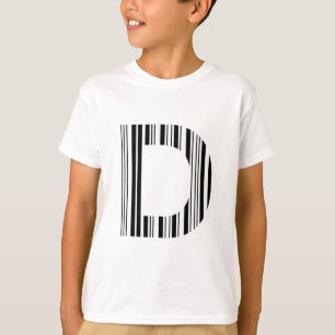 SCHREIBEN D BAR CODE Erste erste Barcodetabelle T-Shirt